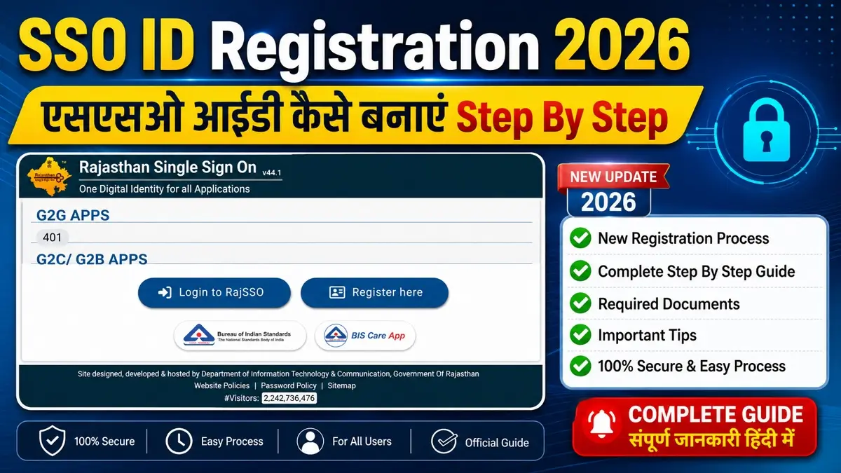 SSO ID Registration 2026